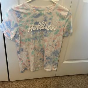 tie dye hollister t shirt